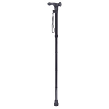 Collapsible Telescopic Right Handed Ergonomic Walking Stick - 5 Height Settings