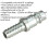 Loops 2 PACK Adaptor Tailpiece - 5/16" Bore Hose - High Flow Rate - Hardened Steel 2