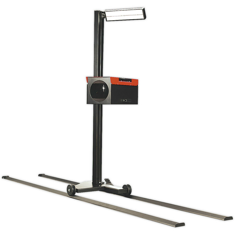 Headlamp Beam Setter With Rails - Fixed Commercial Aiming Screen Mot Inspection 5056524279243