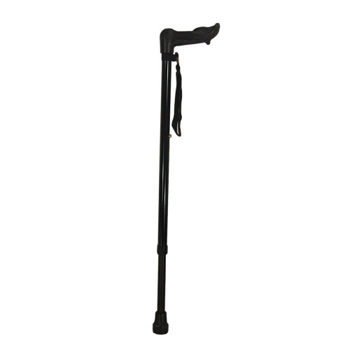 Loops Left Handed Ergonomic Handled Walking Stick - Extendable - 10 Height Settings 2