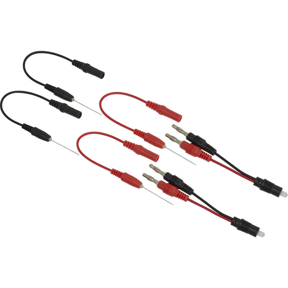 6 Piece Noid Light Test Lead Set - Automotive Diagnostic Testing - LED Lights