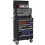 Loops Heavy Duty 15 Drawer Topchest & Rollcab Bundle - 147 Piece Tool Kit - Black 4