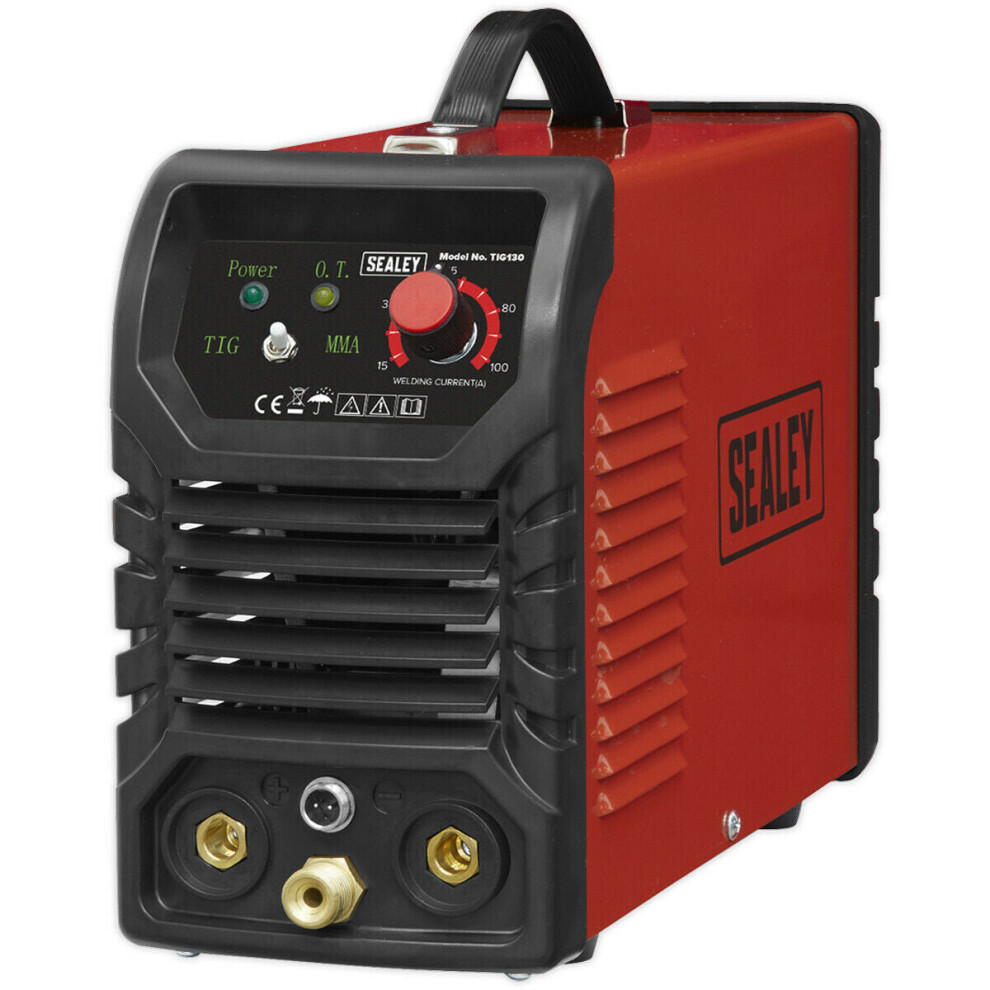 130A TIG & MMA Inverter Welder - Fan Cooled DC Power Supply - Arc Welding - 230V