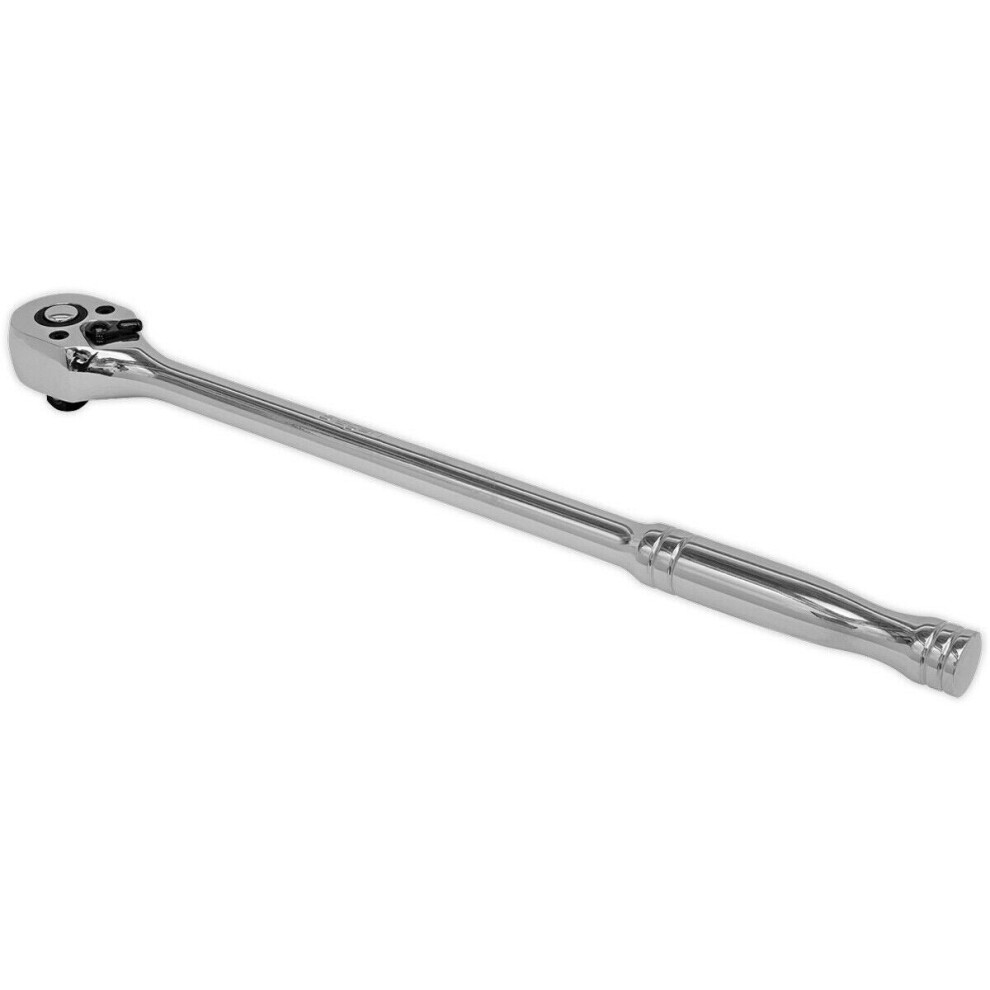 300mm Flip Reverse Ratchet Wrench - 3/8 Inch Sq Drive - Slim Pear-Head Design