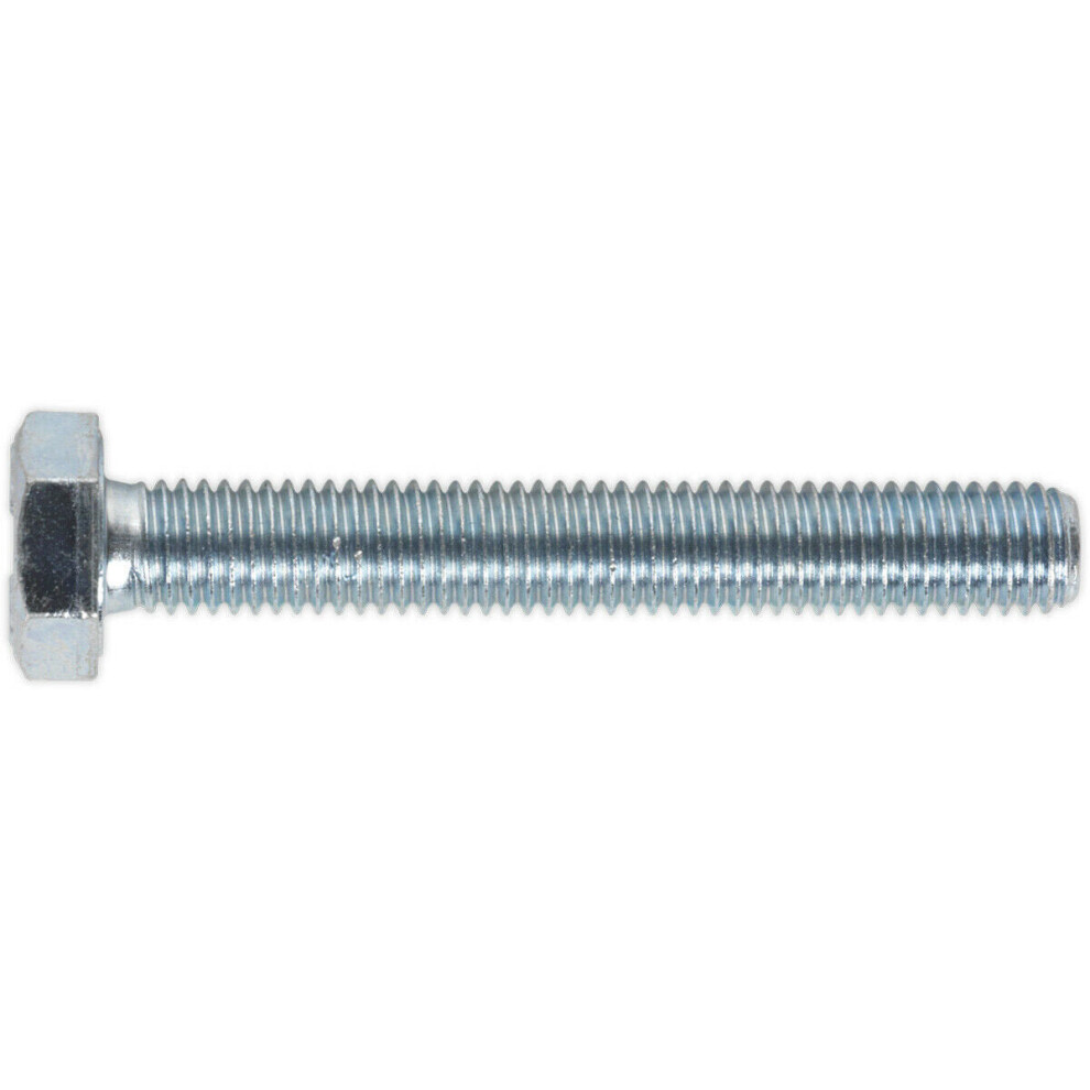 25 PACK HT Setscrew - M10 x 70mm - Grade 8.8 Zinc - Fully Threaded - DIN 933