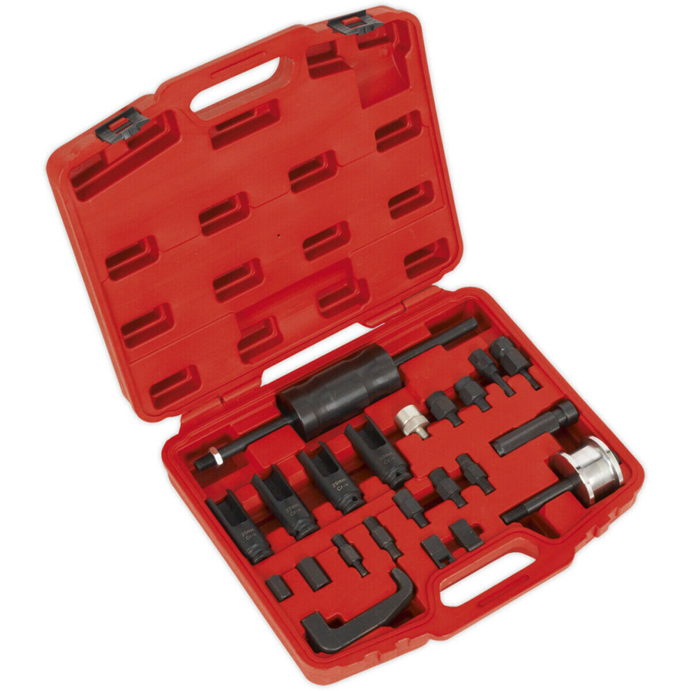 Diesel Injector Master Kit - Seized Injector Removal Tool Set - Storage Case