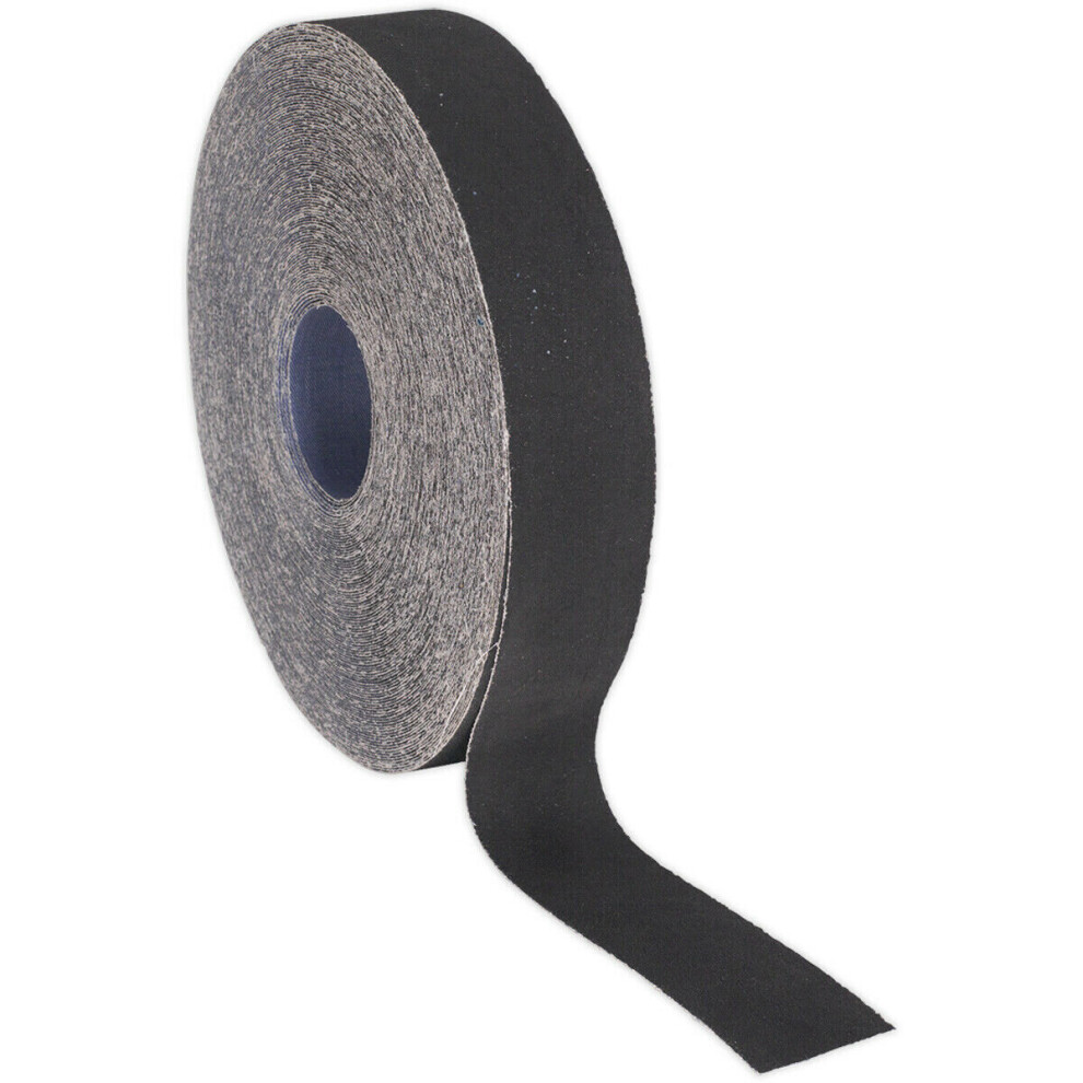 Blue Twill Emery Roll - 25mm x 50m - Flexible & Tear Resistant - 60 Grit