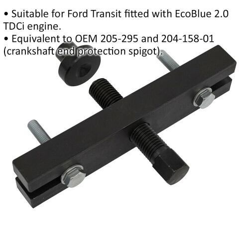 Loops Vibration Damper & Pulley Puller - For Ford Transit TDCi EcoBlue Diesel Engine 1