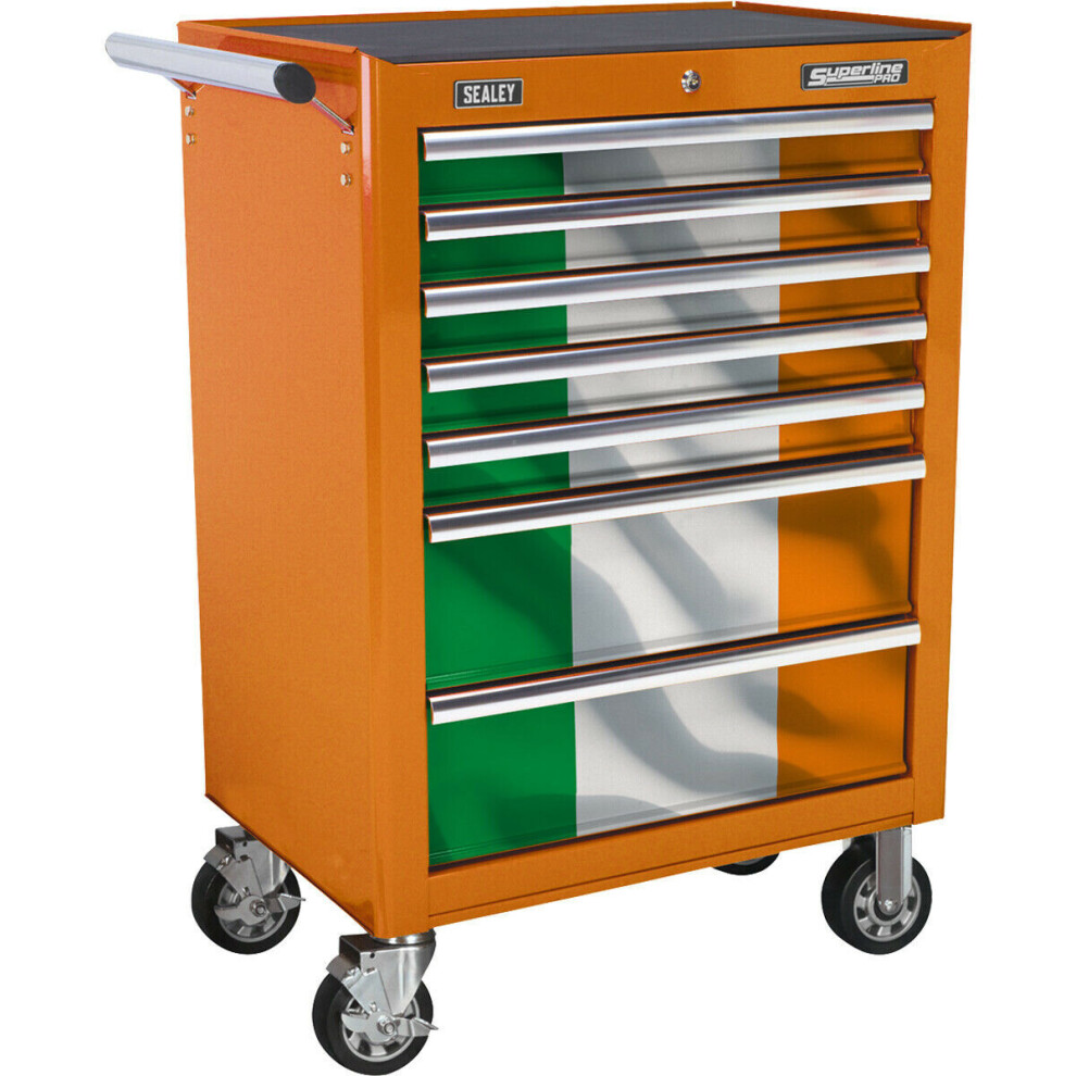 685 x 465 x 1005mm 7 Drawer IRELAND Portable Tool Chest Locking Mobile Storage