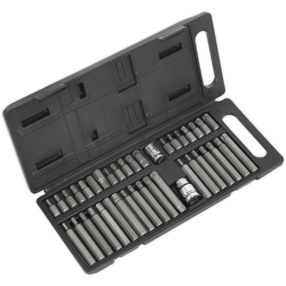 40pc TRX Star / Hex Key / Spline Socket Bit Set - 3/8" & 1/2" Square Drive Kit