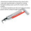 Loops Bonded Windscreen Removal Tool - Aluminium Handle - Heavy Duty Steel Cable 2