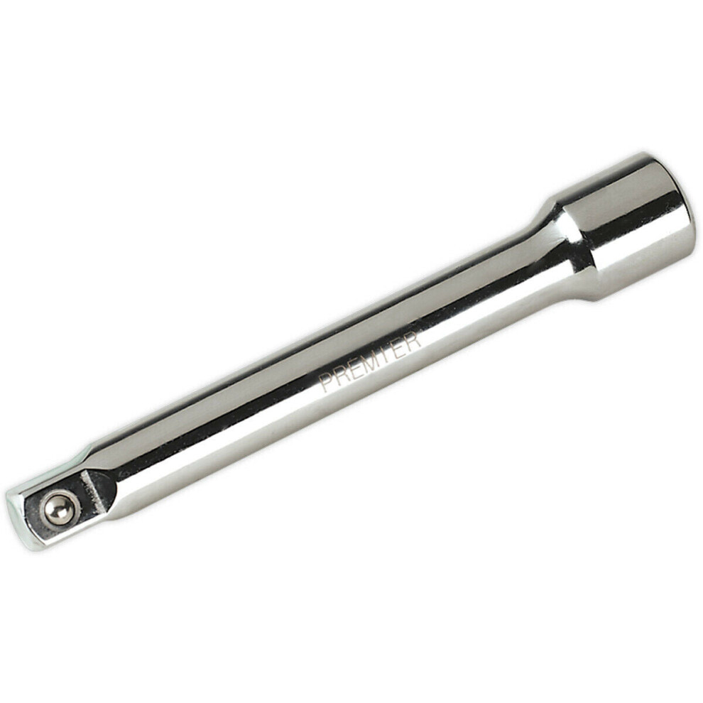 150Mm Forged Steel Extension Bar - 1/2" Sq Drive - Spring-Ball Socket Retainer