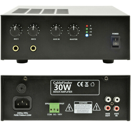 Loops 100V 30W Mobile Amplifier Mini 8Ohm PA Speaker System USB 12V DC Vehicle Canvas 1