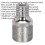 Loops 8mm Steel Drive Socket - 1/2" Square Drive - Chrome Vanadium Wrench Socket 2