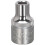 Loops 8mm Steel Drive Socket - 1/2" Square Drive - Chrome Vanadium Wrench Socket 3