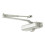 Loops Fixed Power Overhead Door Closer 180 Degree Opening 60kg Doors Silver 3