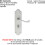 Loops 4x PAIR Victorian Scroll Handle on Bathroom Backplate 205 x 49mm Satin Chrome 2