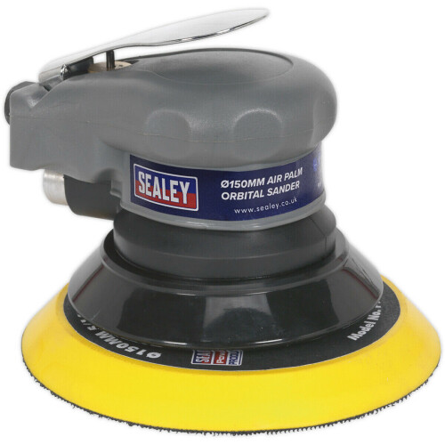 Loops 150mm AIR Palm Sander 5mm Orbital - 1/4" BSP - Variable Speed Hook & Loop Pad 2