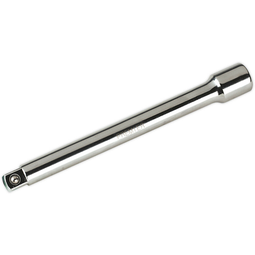 200mm Forged Steel Extension Bar - 1/2" Sq Drive - Spring-Ball Socket Retainer