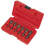 Loops 6 Piece Screw Extractor Set - 3/8" Sq Drive - Reverse Spiral Design - Chromoly 3