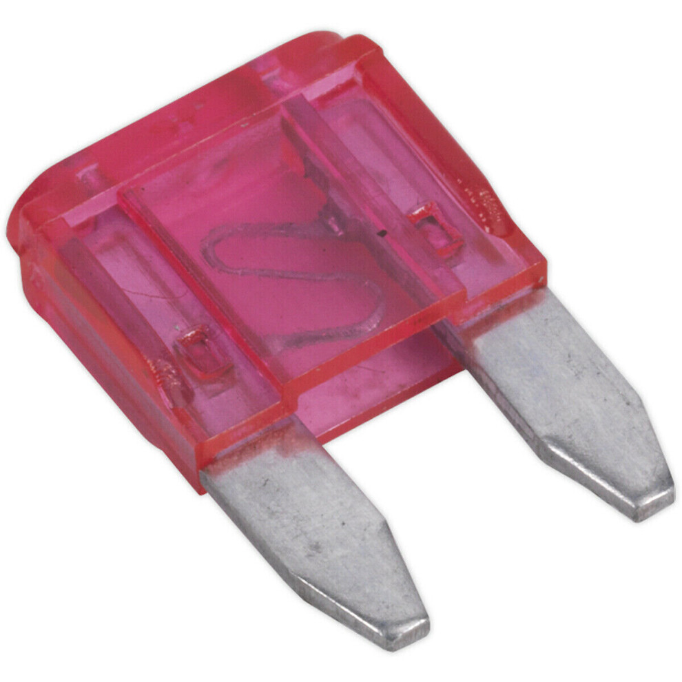 50 Pack 4A Automotive Mini Blade Fuse Pack - 2 Prong Vehicle Circuit Fuses 5056524287590