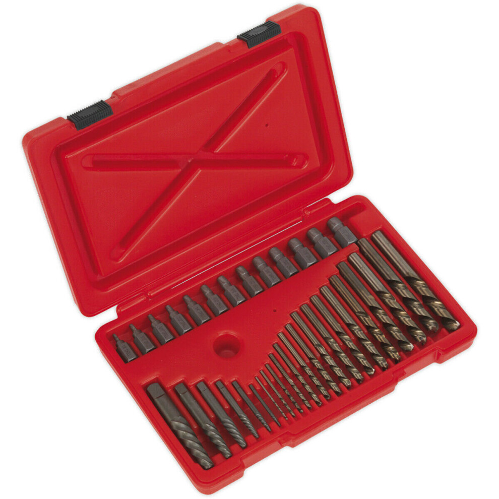 35 Piece Master Extractor Set - Screw Bolt & Nut Extraction - Storage Case 5056524252888