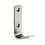 Loops Flat One Piece Single Coat Hook 70 x 20mm Satin Anodised Aluminium 3