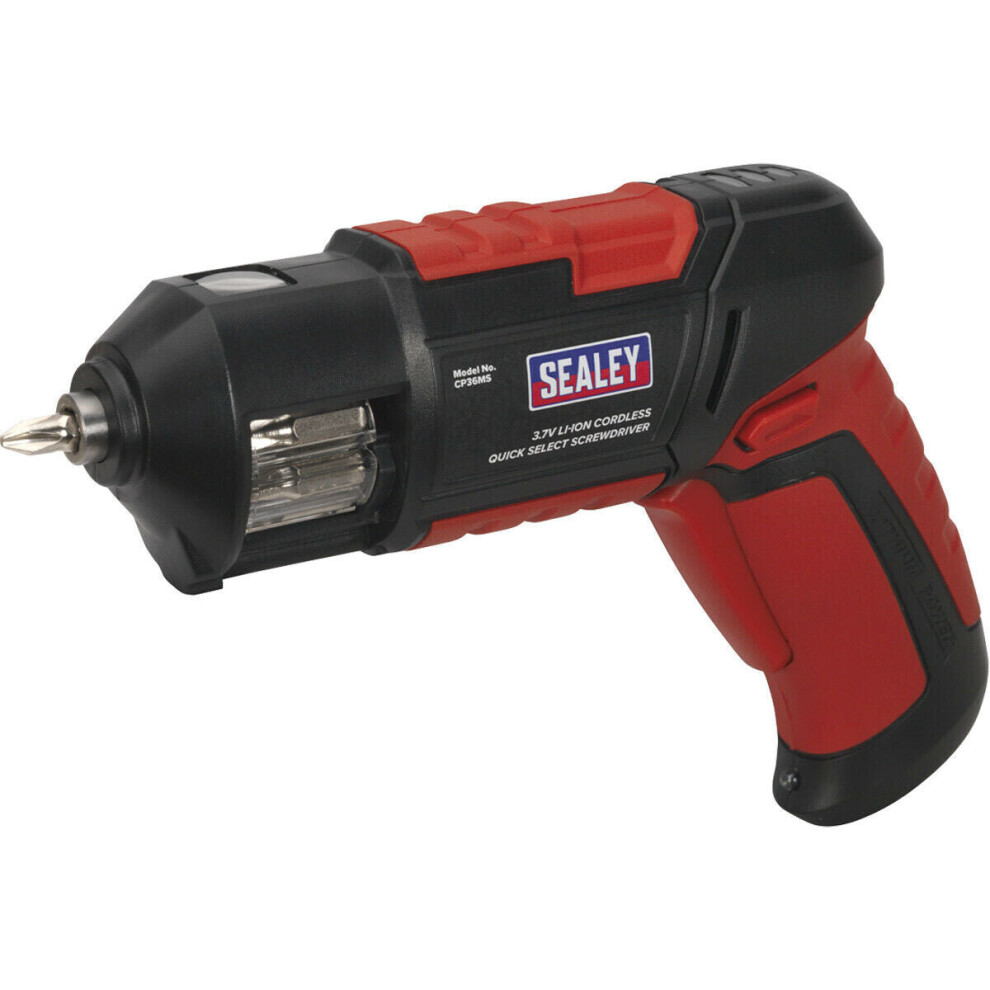 14 PACK 3.7V Quick Select Cordless Screwdriver Set - 1.3Ah Lithium-ion Battery