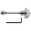Loops Spare Slim Thumbturn Lock and Release Handle 67mm Spindle Polished Chrome 4