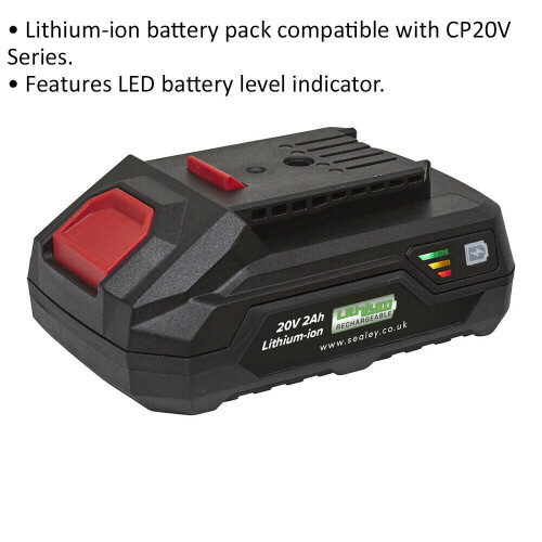 Loops 20V 2Ah Lithium-ion Power Tool Battery for SV20 Series - Cordless Power Tools 1