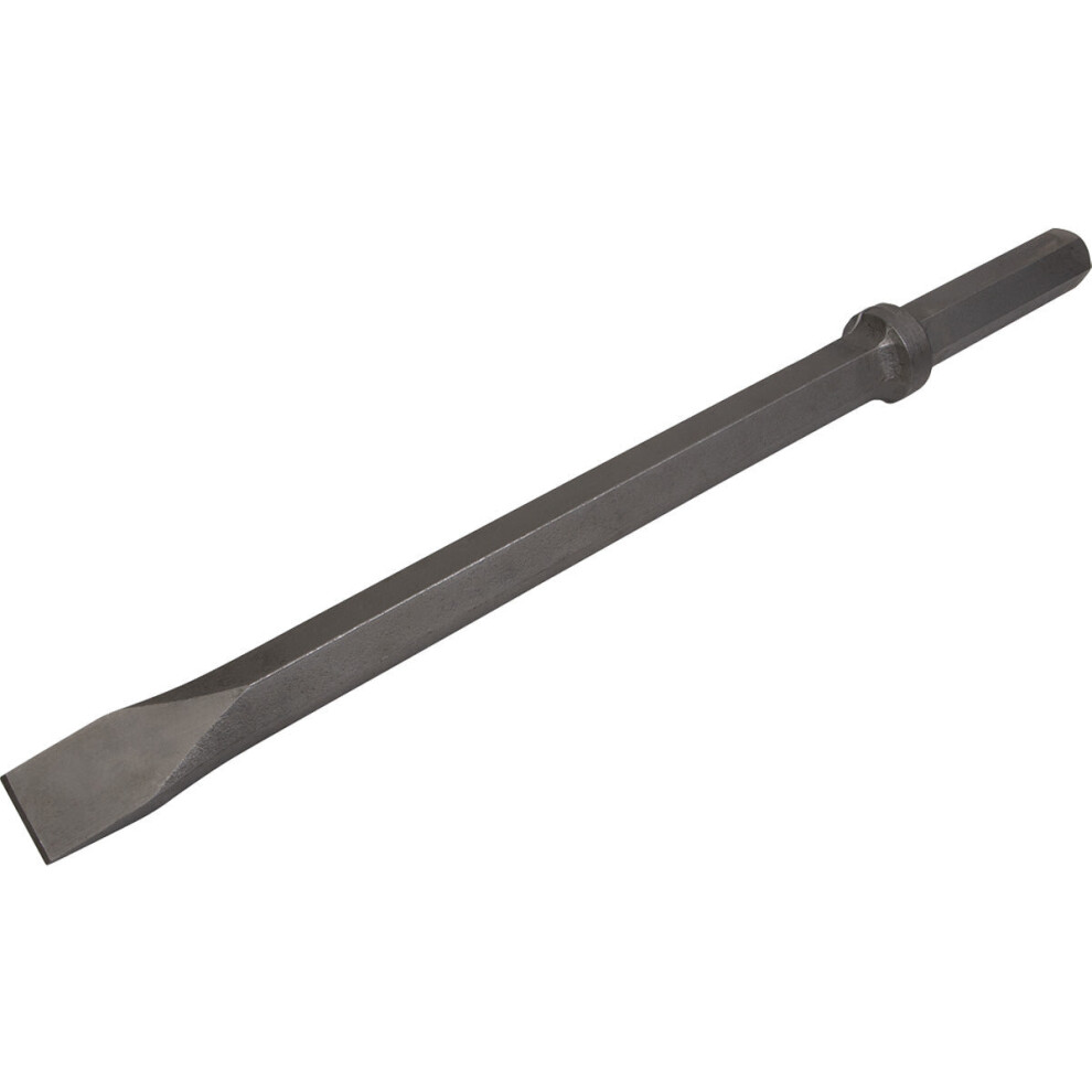 35 x 490mm Flat Point Breaker Chisel - 1" Hex Shank - Impact Demolition Chisel