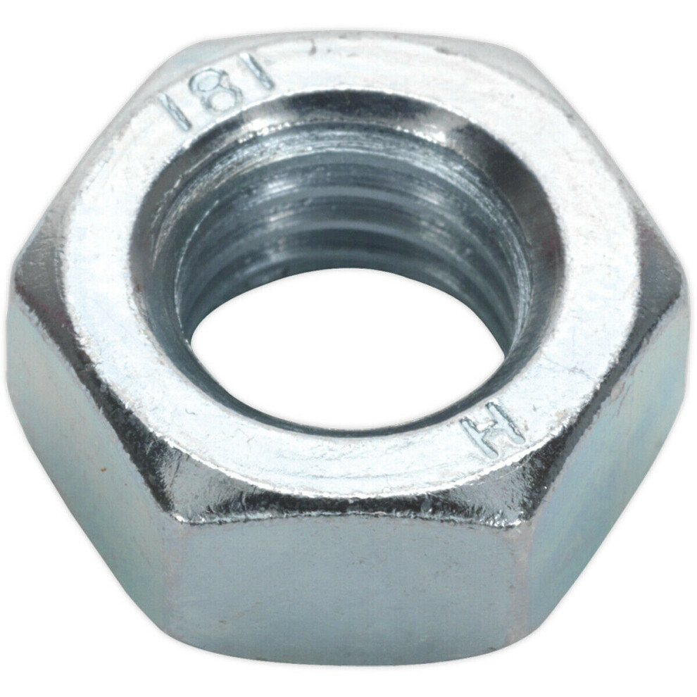 25 PACK - Steel Finished Hex Nut - M14 - 2mm Pitch - Manufactured to DIN 934