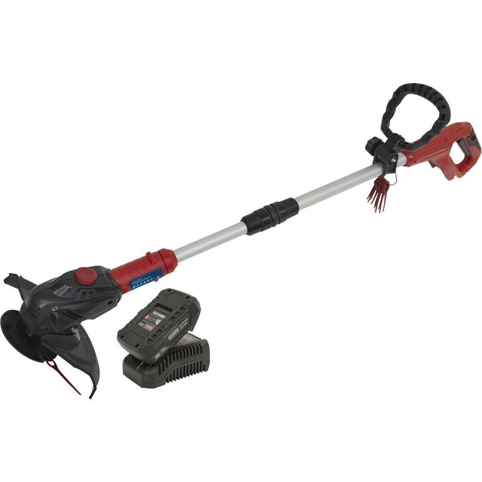 20V Lightweight Cordless Strimmer - Plastic Blade - Includes Battery & Charger