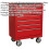 Loops 680 x 460 x 950mm 6 Drawer RED Portable Tool Chest Locking Mobile Storage Box 2
