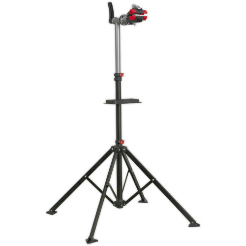Loops Heavy Duty Bicycle Tripod - Rubber Coated Frame Clamp - Adjustable Work Height