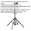Loops Heavy Duty Bicycle Tripod - Rubber Coated Frame Clamp - Adjustable Work Height 2