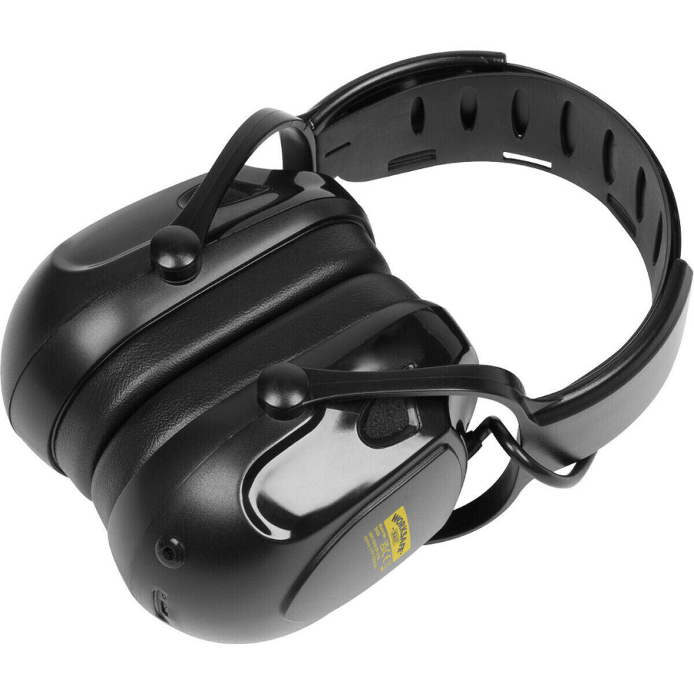 Loops Wireless Electronic Ear Defenders - Built In Microphone - Adjustable Headband