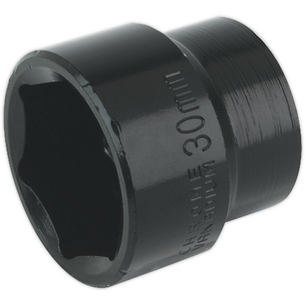 Loops 30Mm Forged Impact Socket - 1/2 Inch Sq Drive - Chrome-Vanadium Wrench Socket