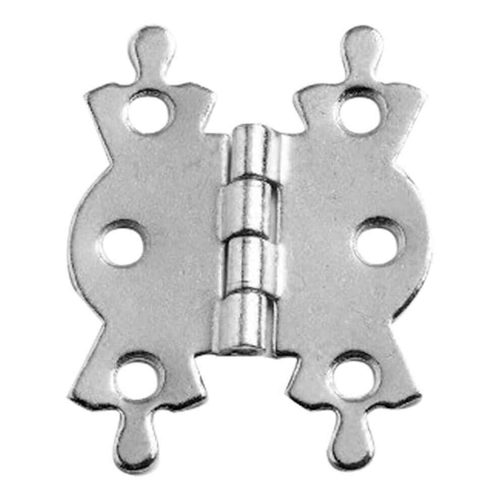 Merriway Bh06196 Butterfly Hinge Chrome Plated 40Mm (Pack Of 4), Silver Tone 5013249452627