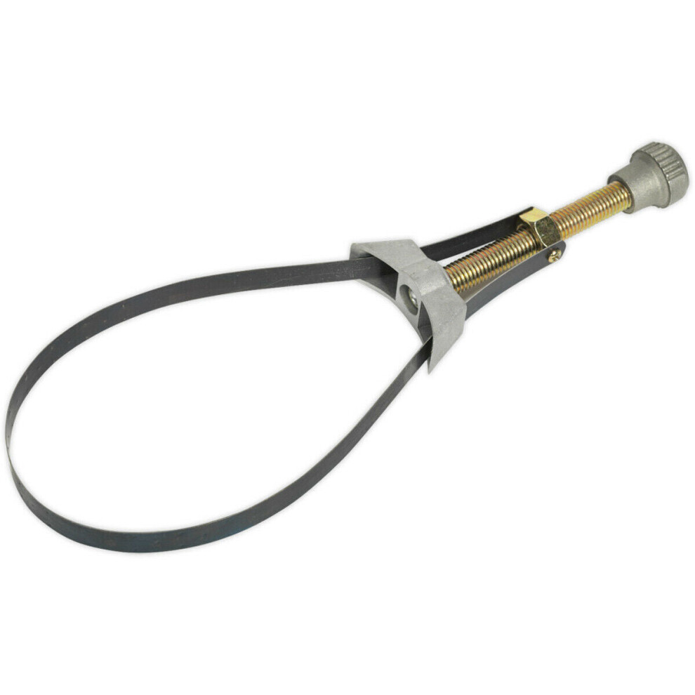 Oil Filter Band Wrench - Heavy Duty Cast Body - 105Mm To 155Mm - Control Knob 5056524249420