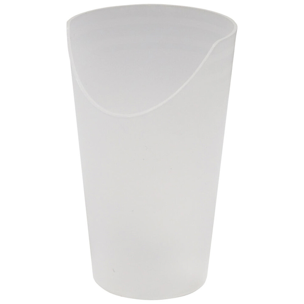 Aidapt Drink Cup With Nose Cut Out - No Head Tilt Drinking Aid Disability Drinking Cup