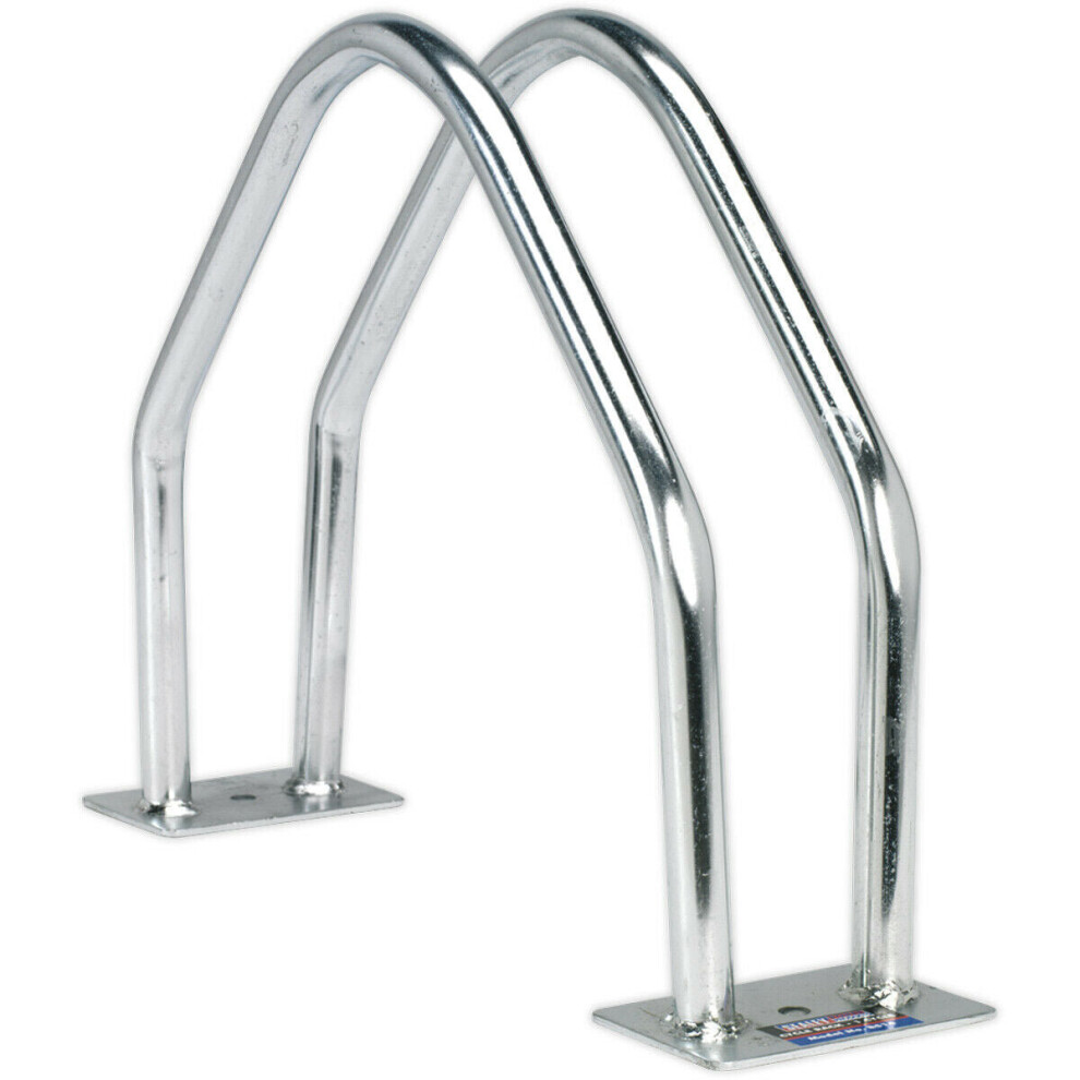 Heavy Duty Bicycle Rack - Single Bike Capacity - Galvanized Steel Construction