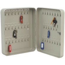 Wall Mounted Locking Mini Key Cabinet Safe - 45 Key Capacity - 240 x 300 x 80 mm (YS08710)