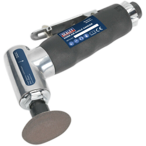 Loops 50mm AIR Angle Detail Sander - 1/4" BSP - Variable Speed - Mini & 3M Backing Pad 2