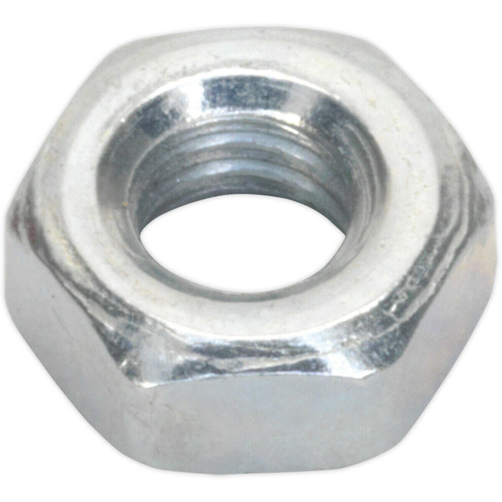 100 Pack - Steel Finished Hex Nut - M4- 0.7Mm Pitch - Manufactured To Din 934 5056581922274