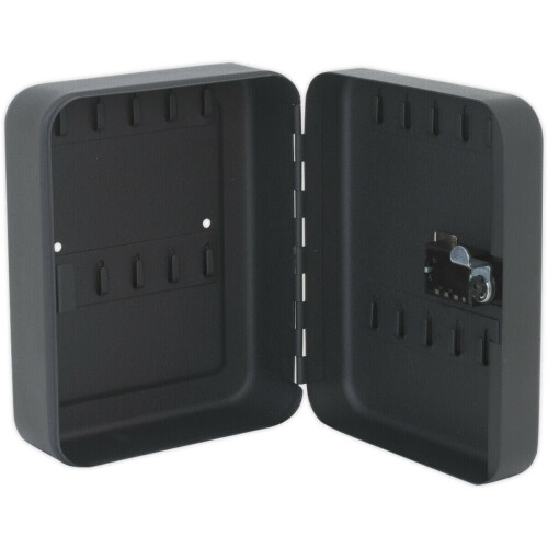 Loops Wall Mounted Locking Mini Key Cabinet Safe - 20 Key Capacity 3 Digit Combination