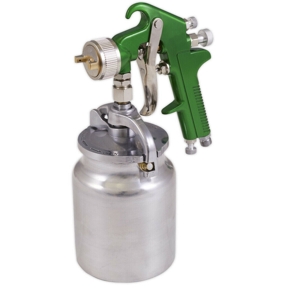 Loops Premium Suction Fed Paint Spray Gun / Airbrush - 2.5Mm Nozzle Car Bodywork Panel