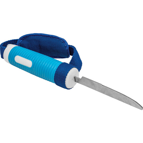 Weight Adjustable Knife with Safety Strap - Diswasher Safe - Easy Grip Handle 2