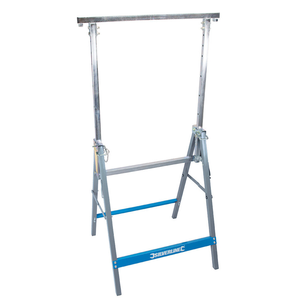 810mm 1300mm Height Adjustable Trestle Steel Workbench Extension Support Stand