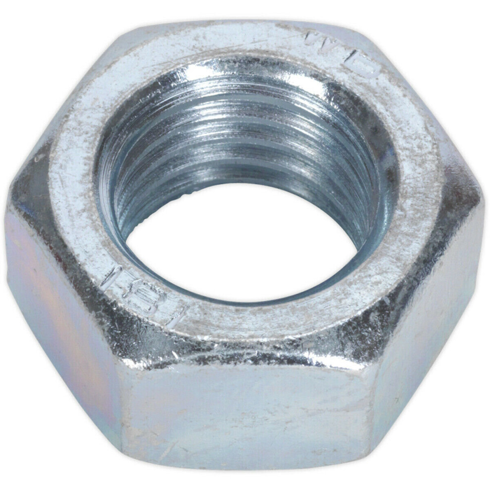 5 Pack - Steel Finished Hex Nut - M24 - 3Mm Pitch - Manufactured To Din 934 5056581922250